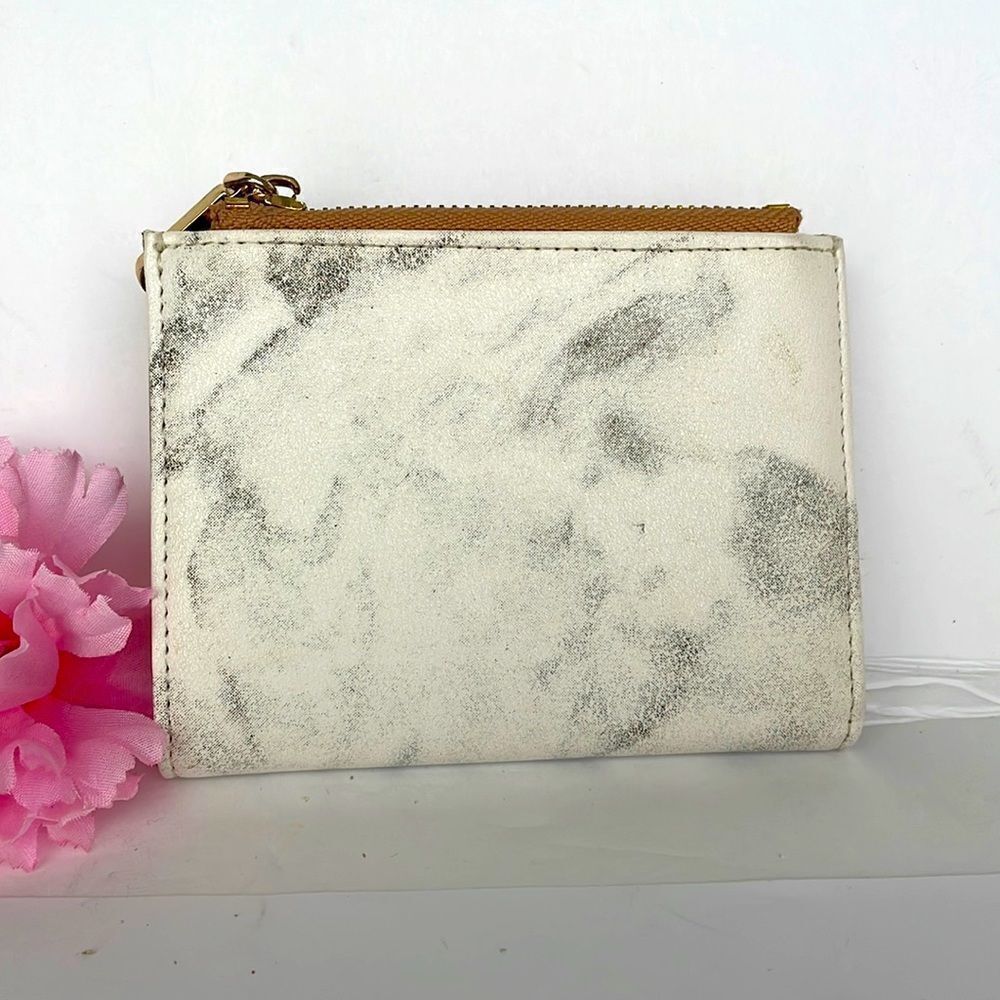 MINI WALLET IN WHITE AND ROSE GOLD